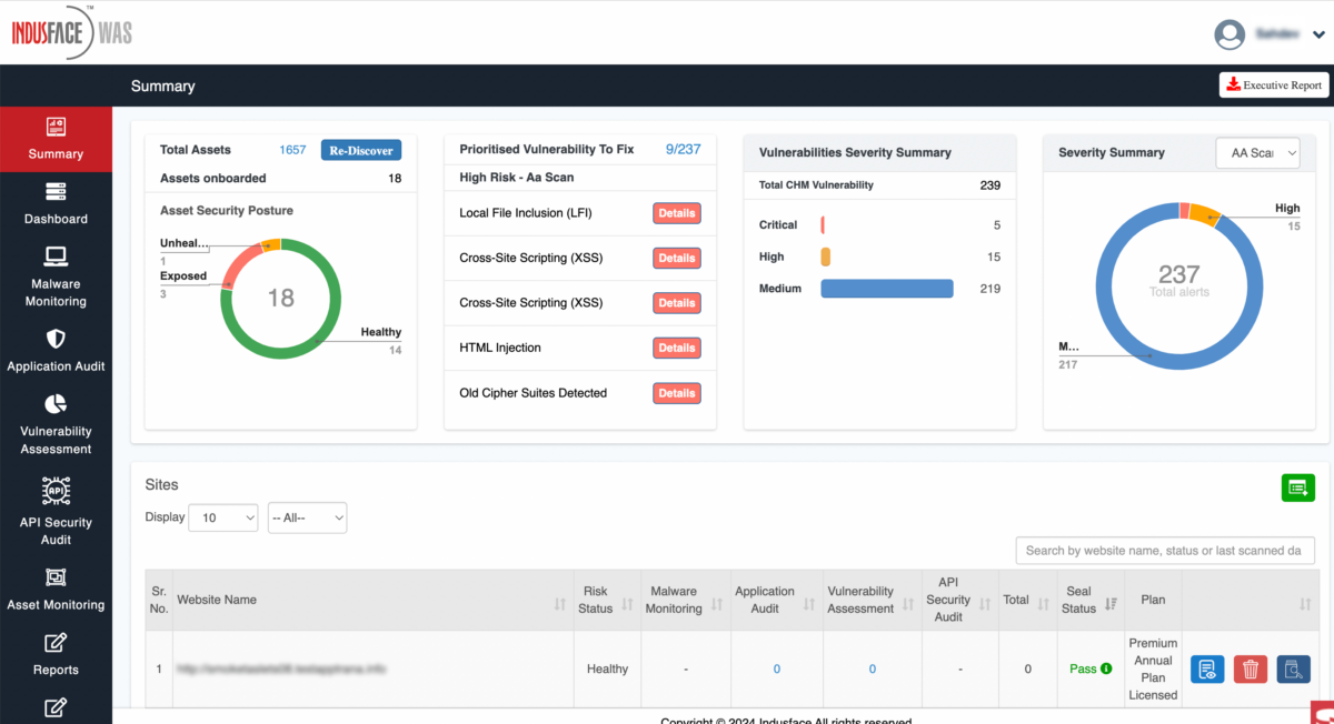 Indusface Web Application Security