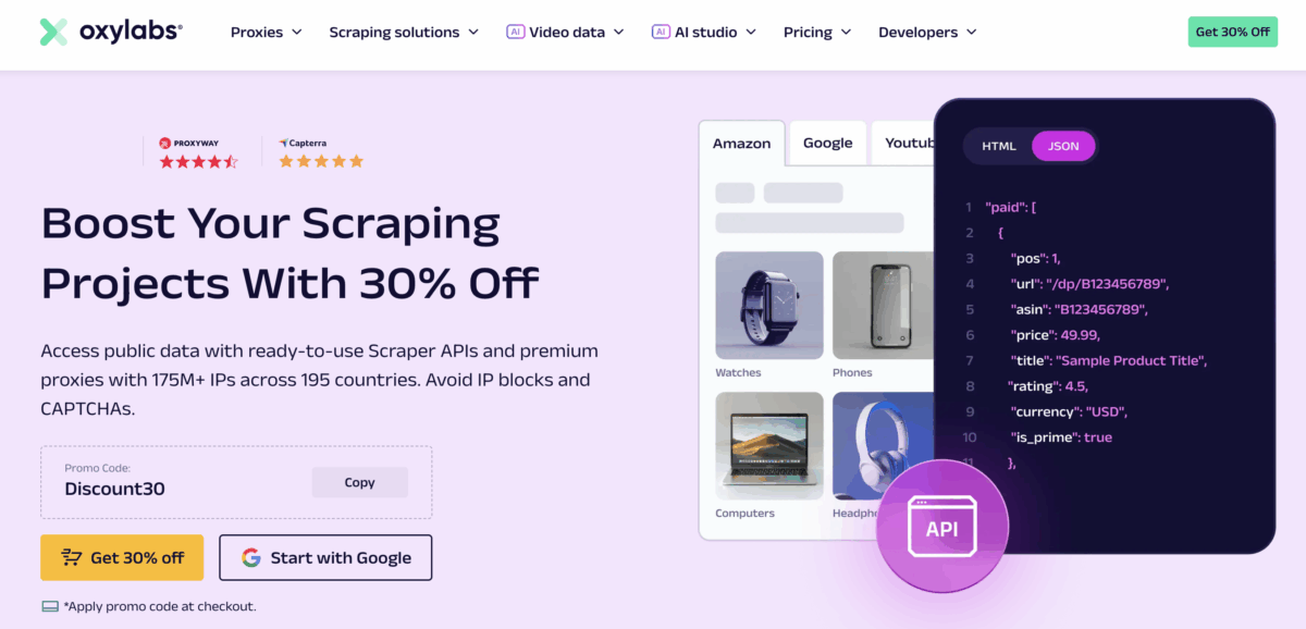 oxylabs web scraping