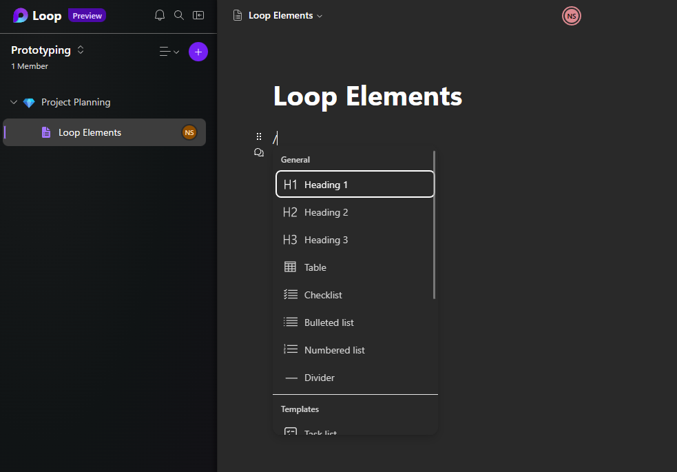 Loop Komponenten Microsoft Loop Testbericht: Eine gute Alternative zu Notion?