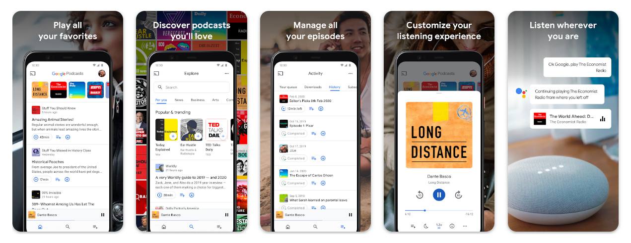 die 13 besten Podcast-Apps für Android-Smartphones zum intensiven Anhören