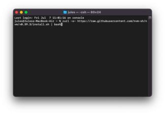 So installieren Sie Node Version Manager (NVM) unter Windows und MacOS