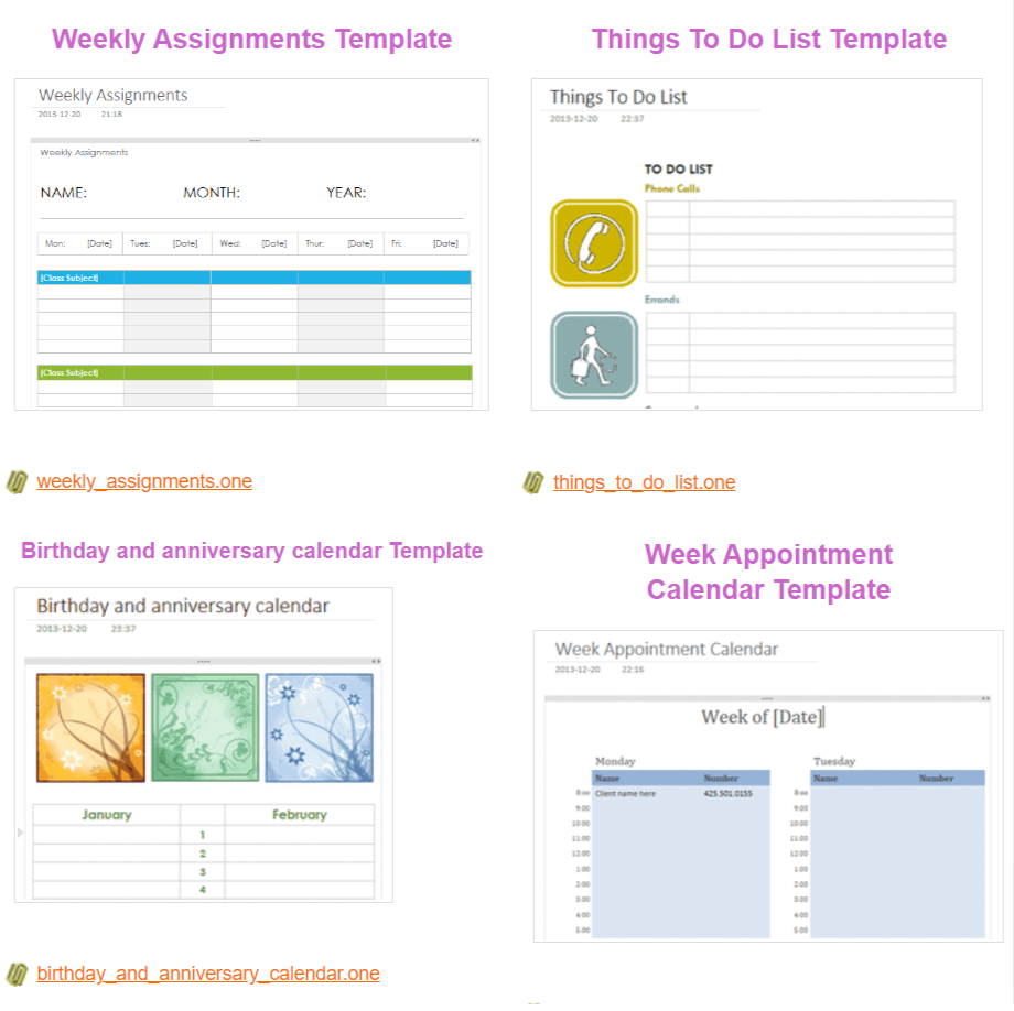5+ OneNote Templates to Get Organized and Stay Efficient