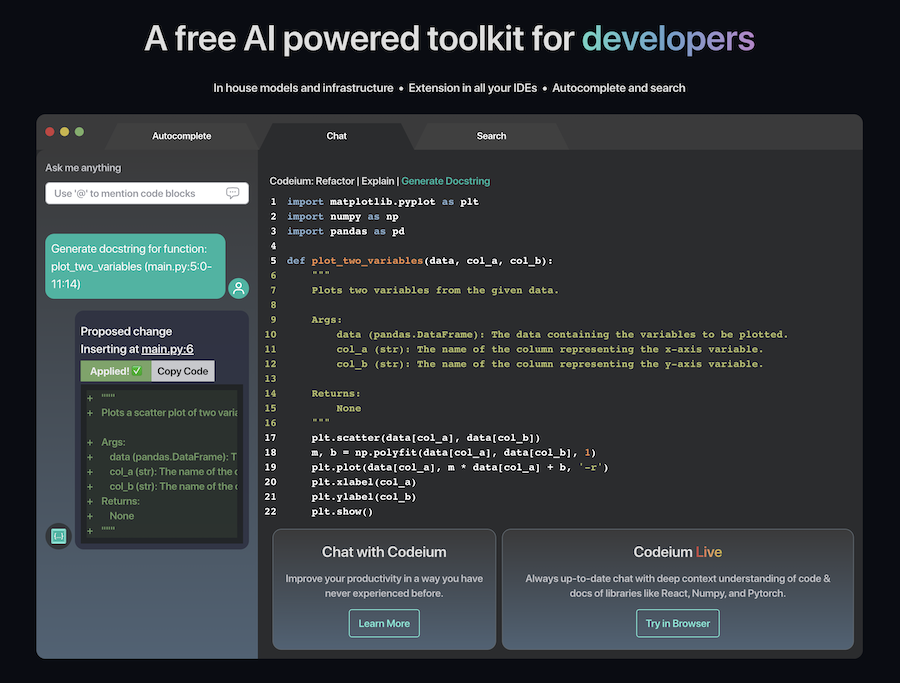 Bester AI Code Generator für Programmierer