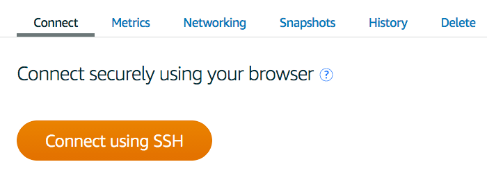 lightsail-ssh-browser