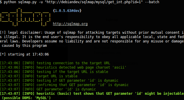 sqlmap