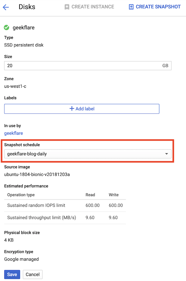 gcp-attach-snapshot-schedule