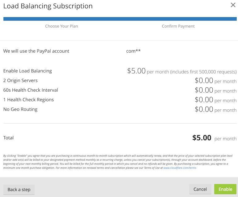 cloudflare-lb-subscription