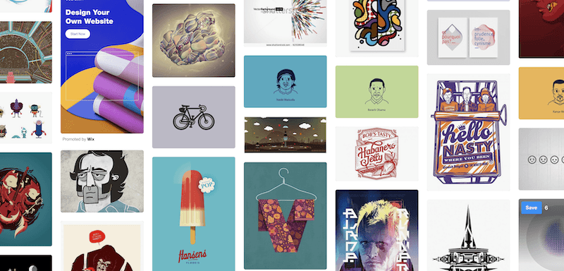 Search Vector on Designspiration