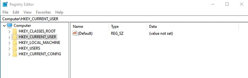 Registry Editor