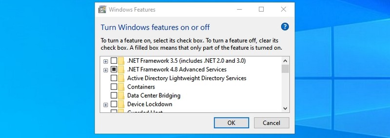 Windows Features