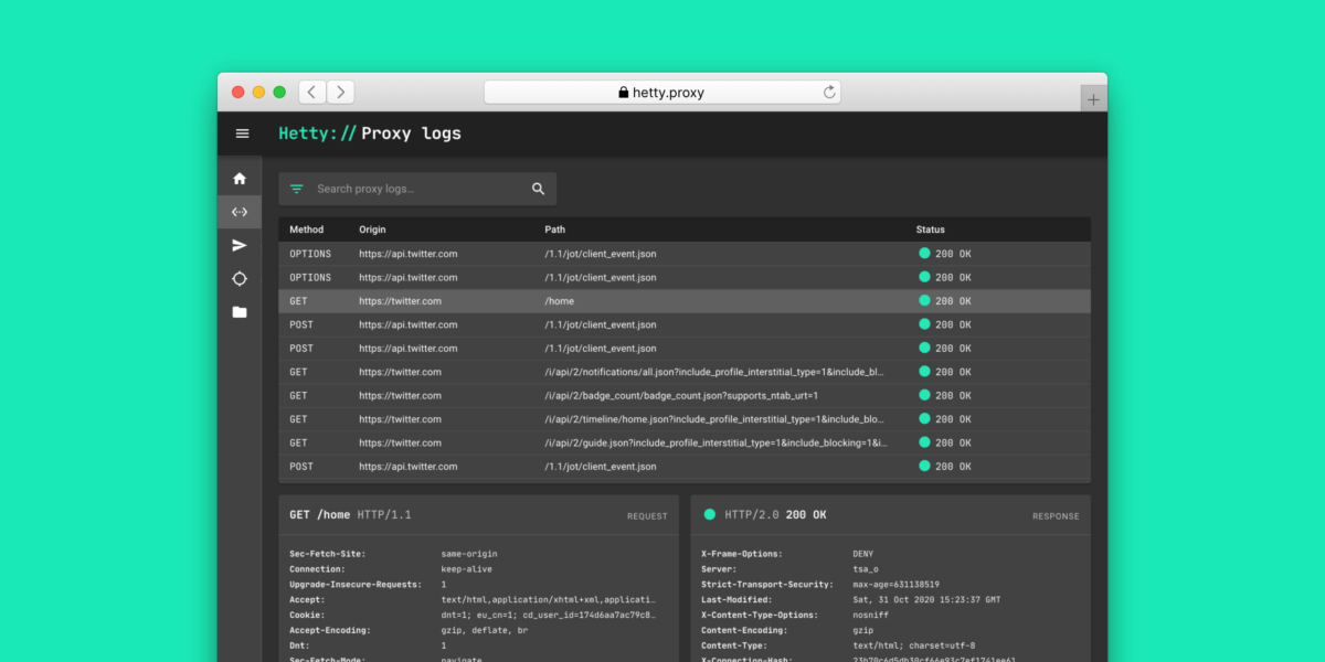 Hetty mitm attack tool