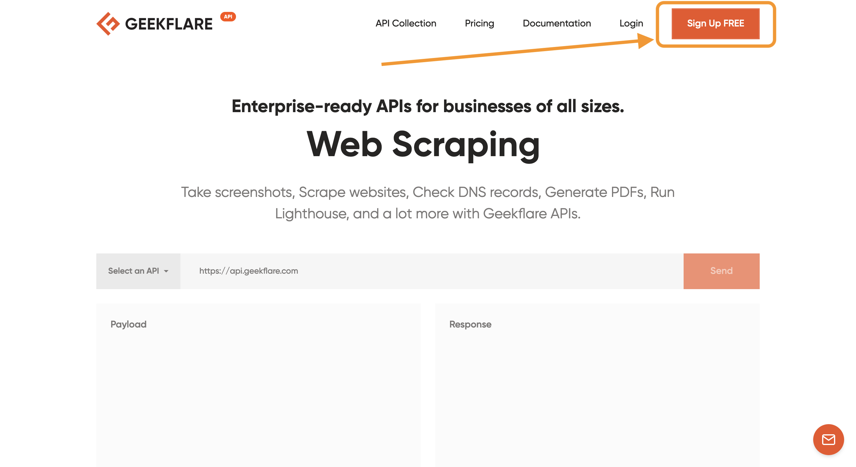 Create Geekflare API Account