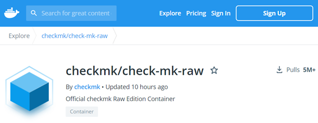 checkmk dockerhub