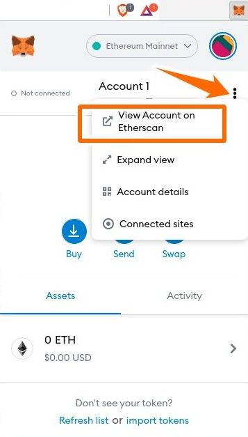 etherscan wallet verfification