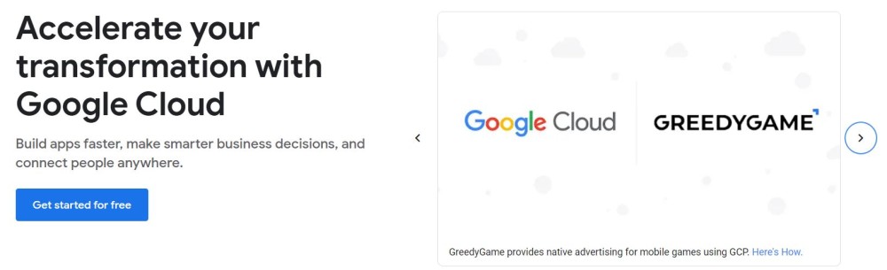 google cloud hosting platforms