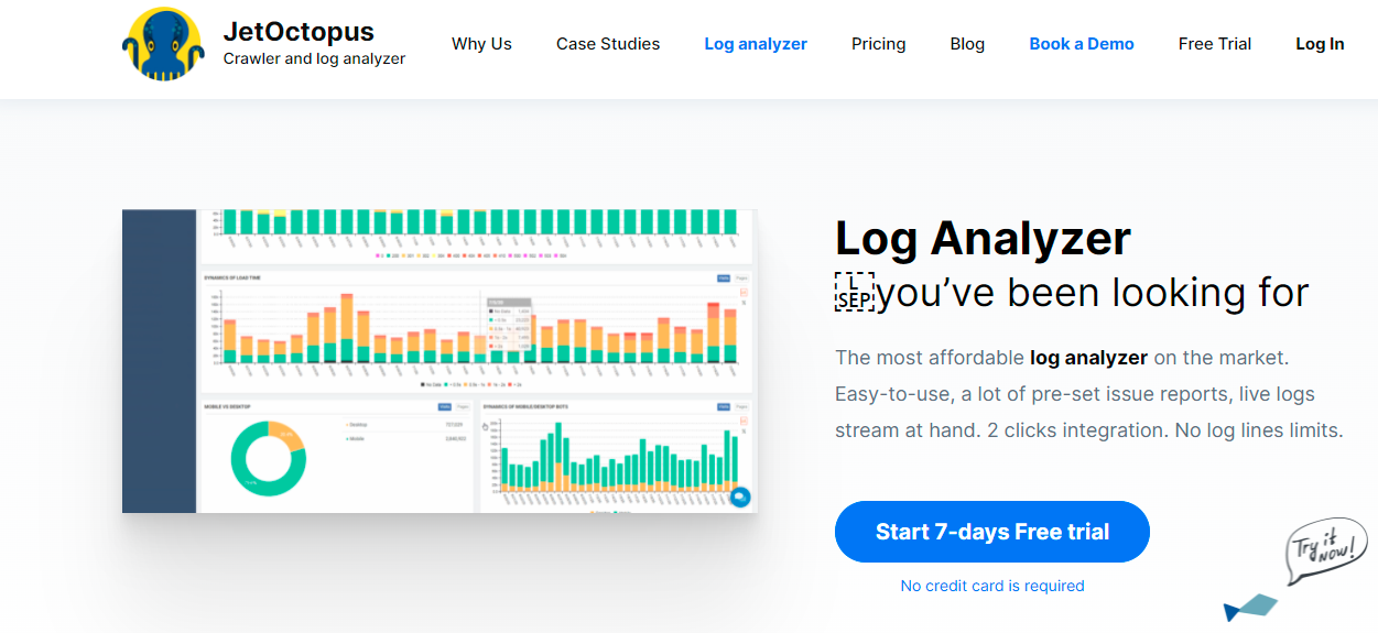 JetOctopus Log File Analyzer