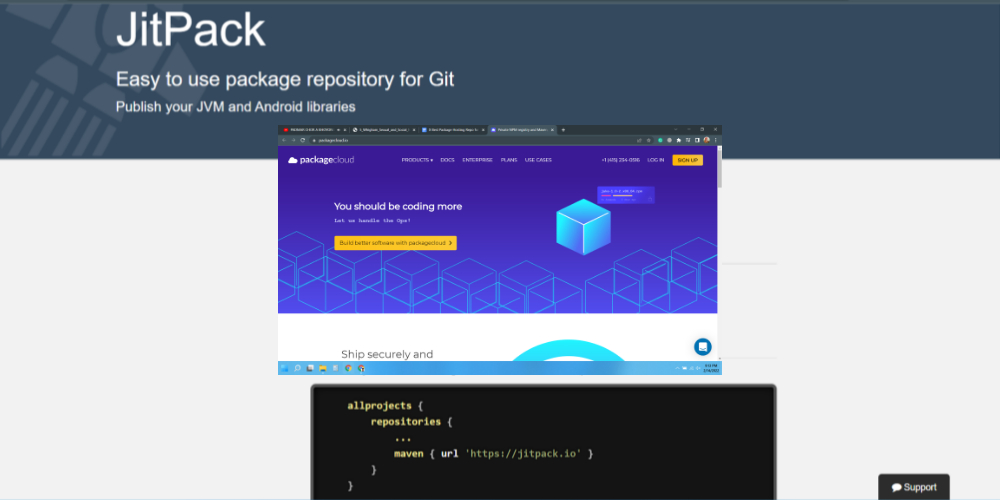 JitPack package hosting repo