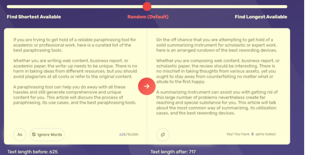 SpinBot Web Interface