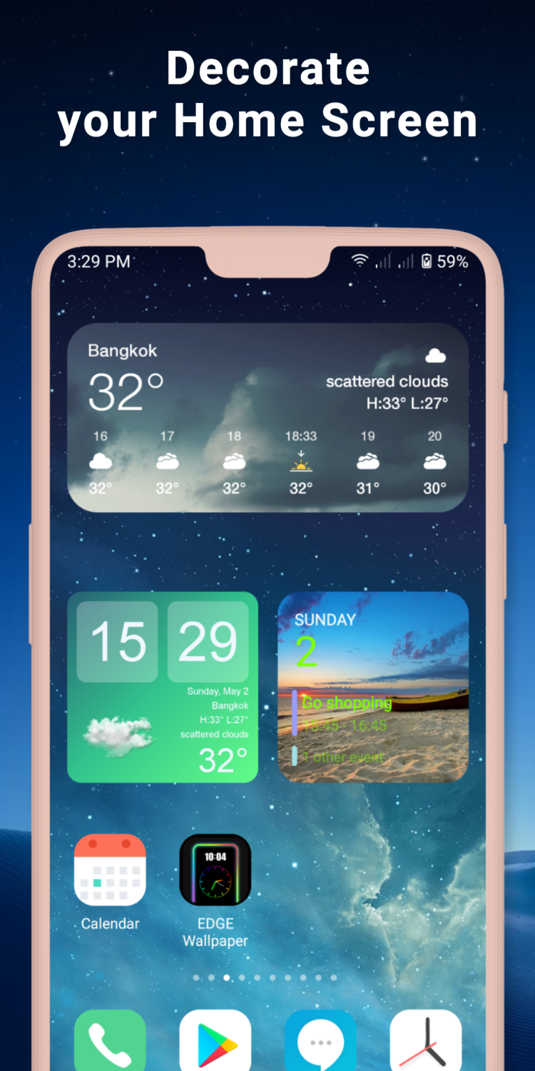 color widgets