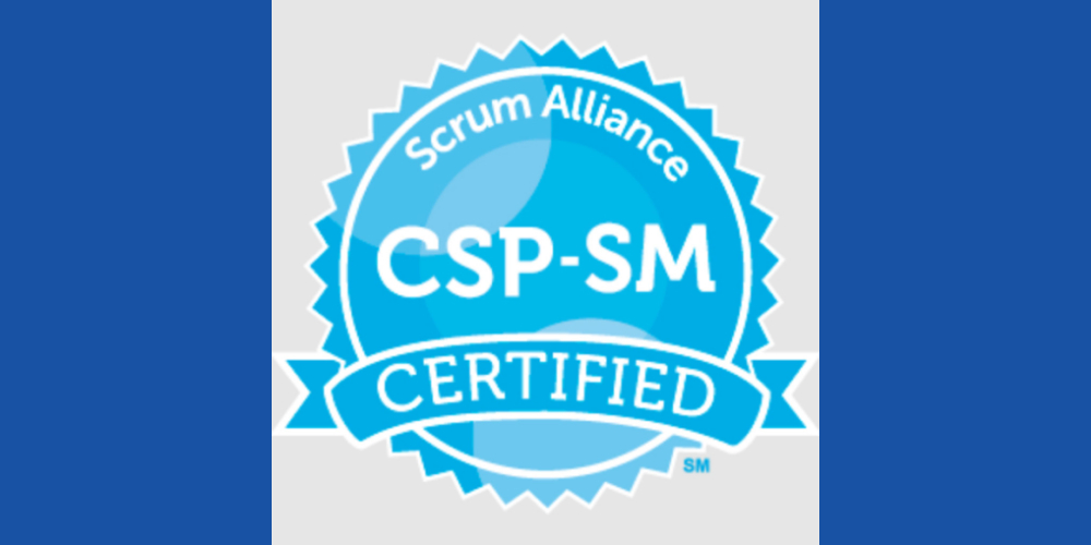 Certified Scrum Professional ScrumMaster