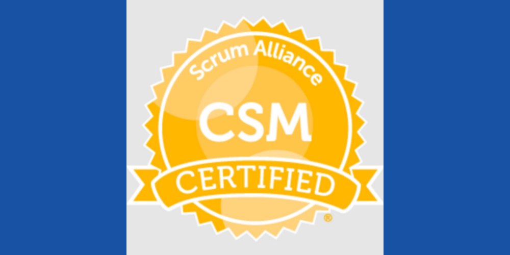 Certified ScrumMaster