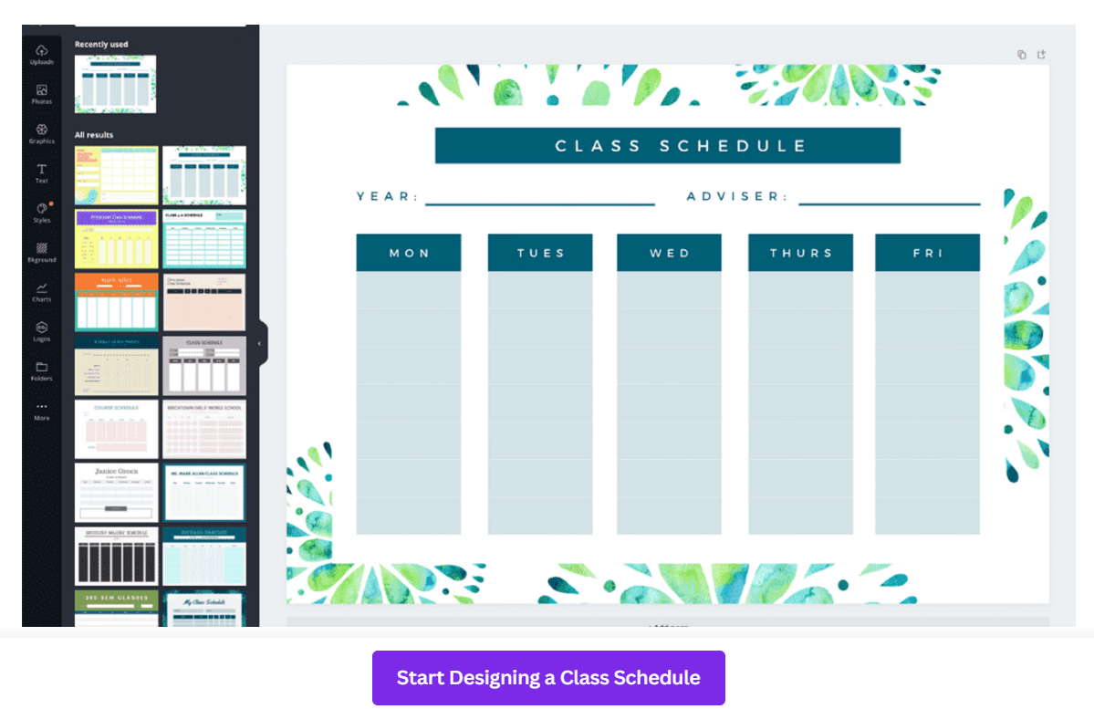 College Schedule Maker