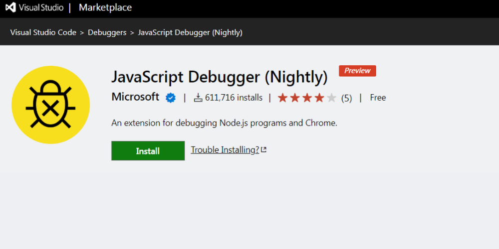 JavaScript Debugger (Nightly)