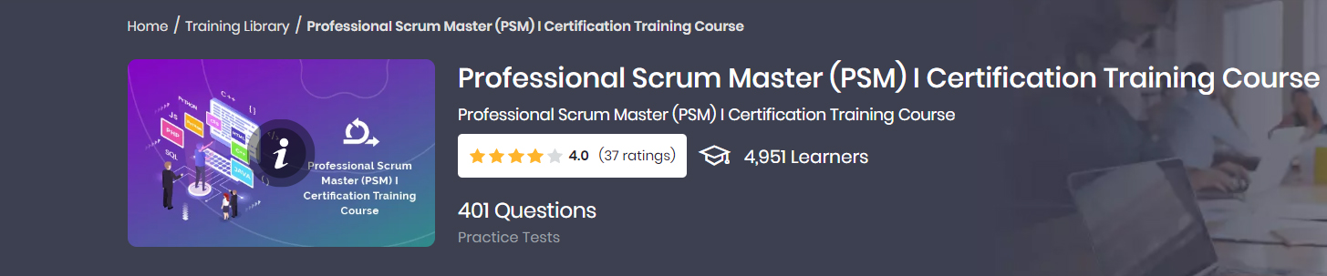 Professional Scrum Master Certification Course Whizlabs