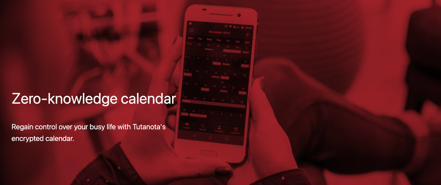 tutanota calendar