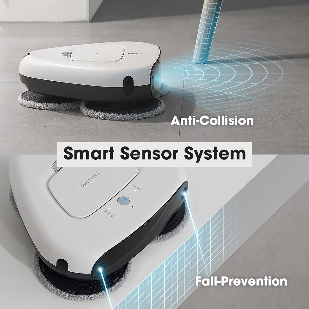 EVERYBOT Three-Spin Mopping Robot