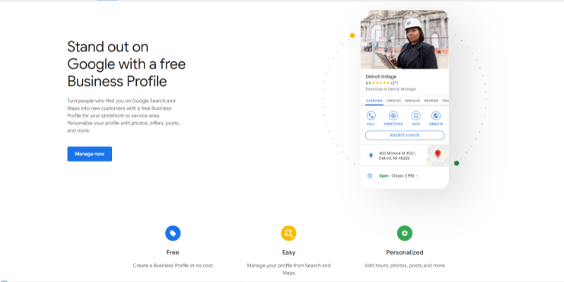 Create Google My Business Profile