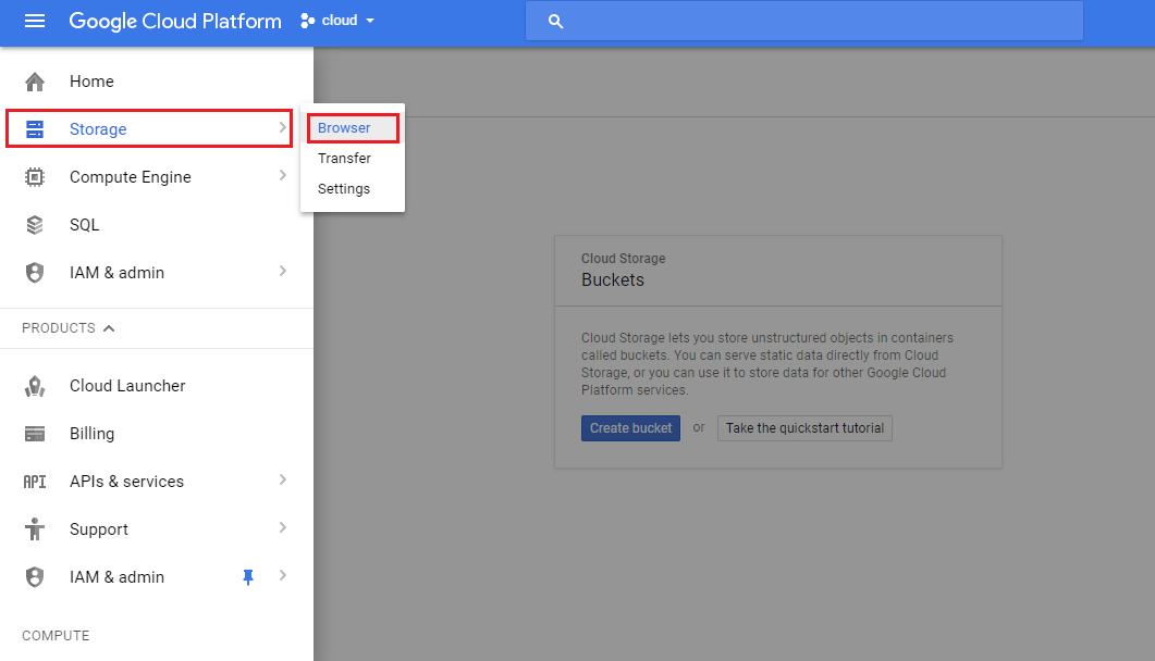 How-to-create-Bucket-in-Google-Storage-step-1