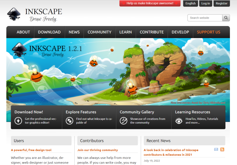 inkscape-homepage