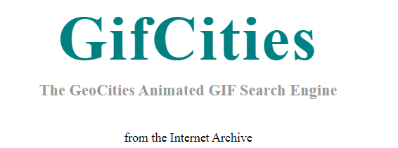 GifCities gif website