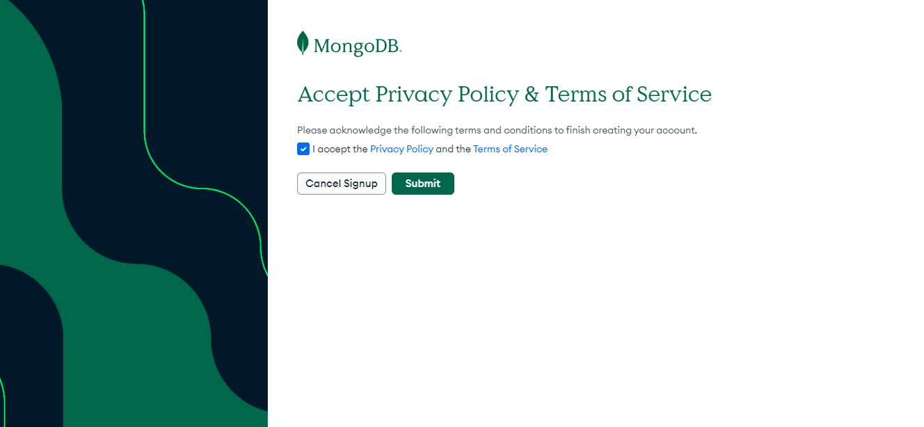 Privacy policy of MOngoDB