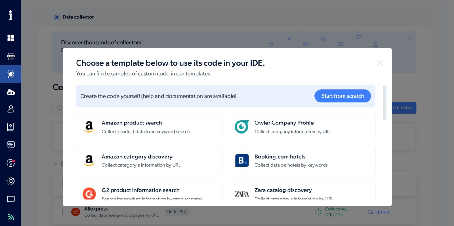 Bright Data IDE Templates