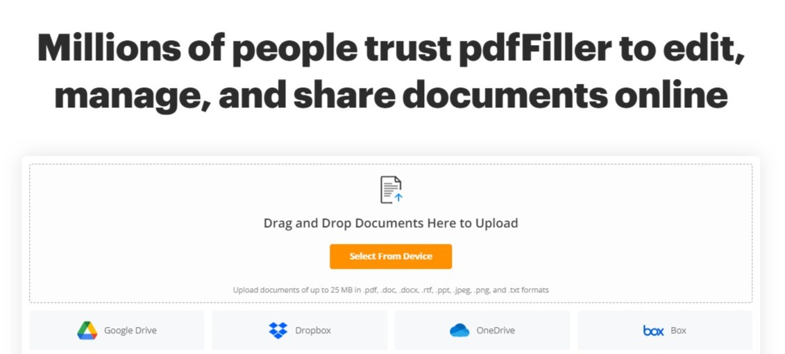 PDF filler