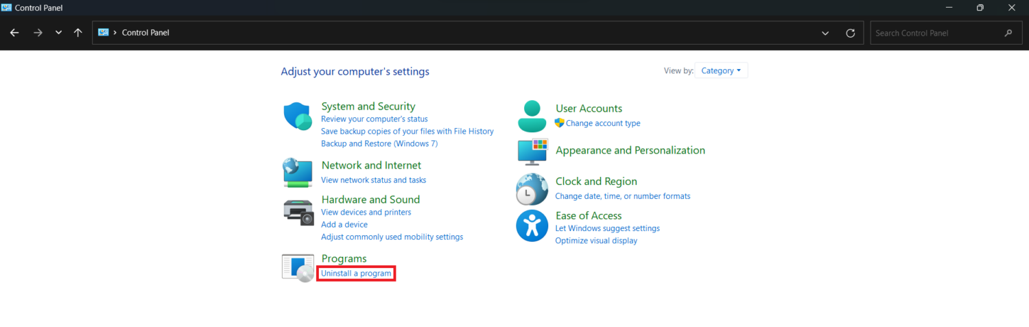 Click-Uninstall-a-program-under-Programs