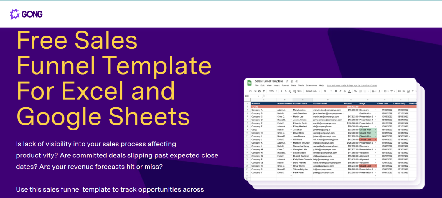 gong-sales-funnel-template