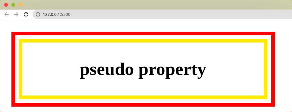 pseudo-property