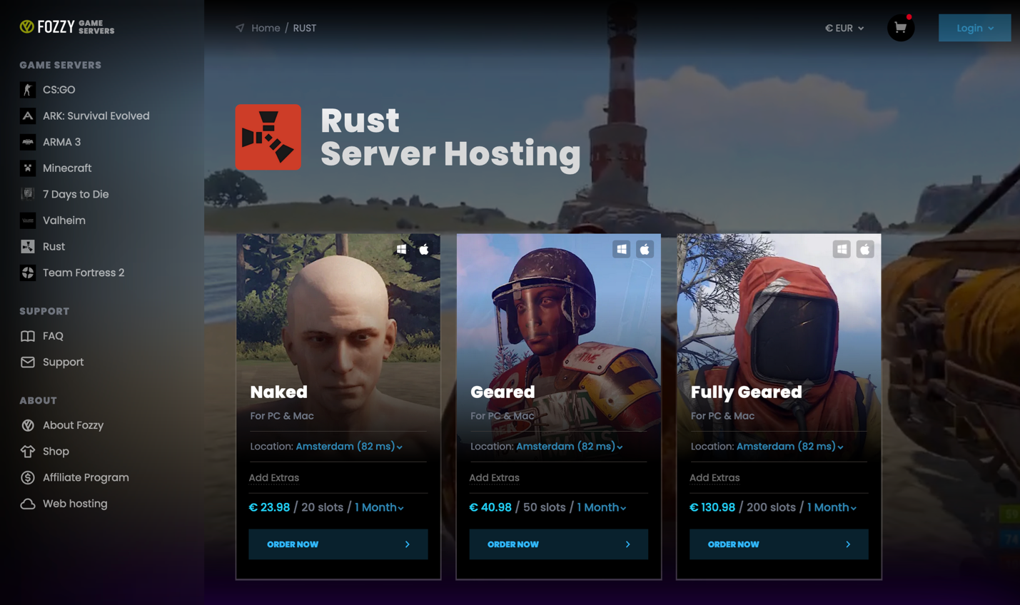 Fozzy-RUST-server