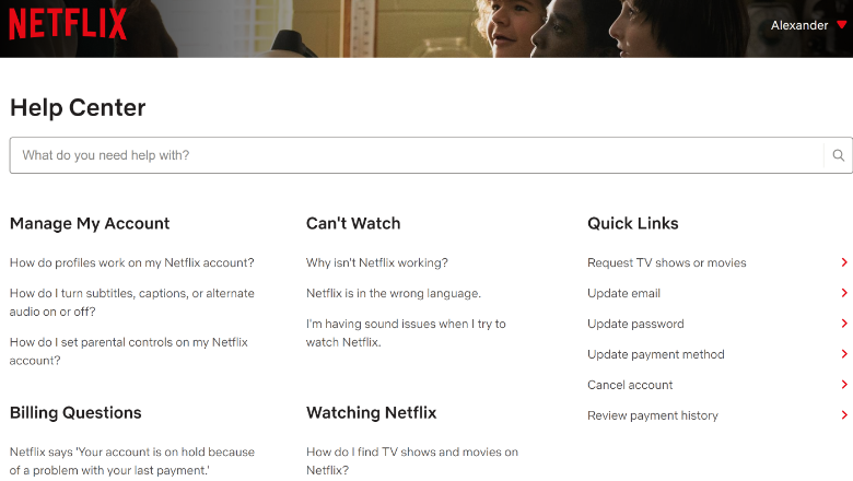 Netflix-Help-Center