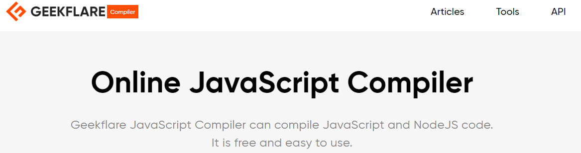 Online-JavaScript-Compiler