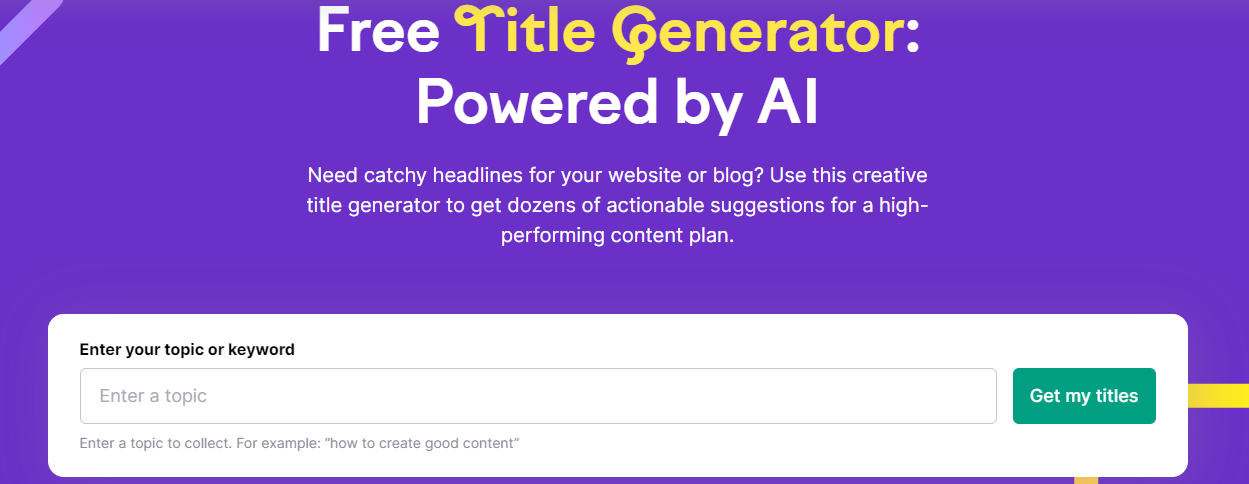 SEMrush-Title-generator