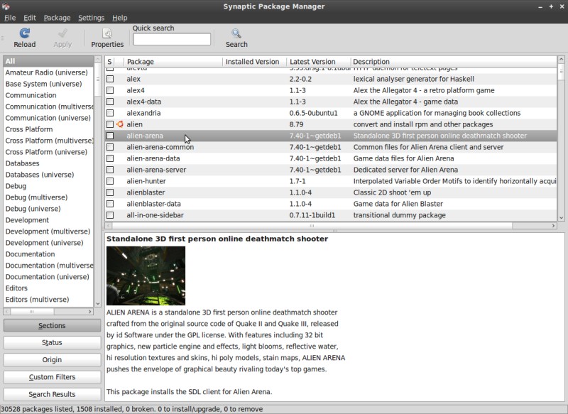 synaptic-package-manager