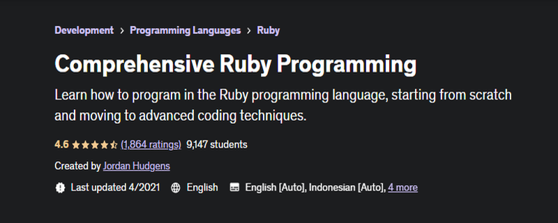 comprehensive-ruby-programming-course