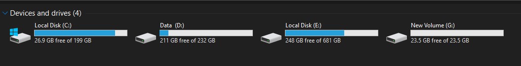 Ensure You Have Enough Disk Space