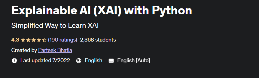 Explainable-AI-With-Python