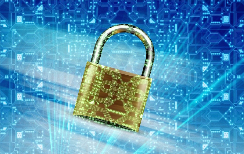 An Image of Padlock on Blue Background To Represent ISMS