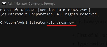 Run-SFC-command